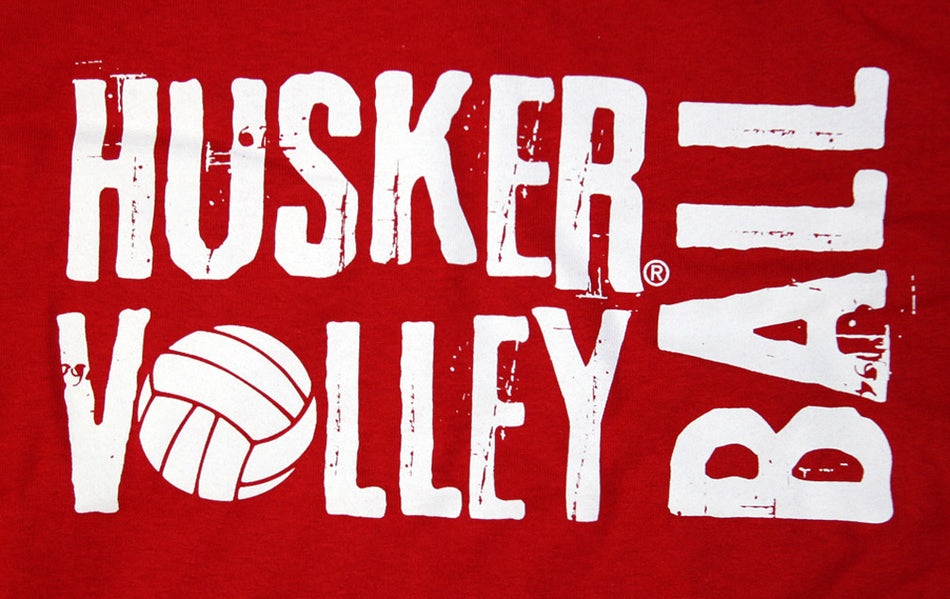 Youth Huskers Volleyball Tee