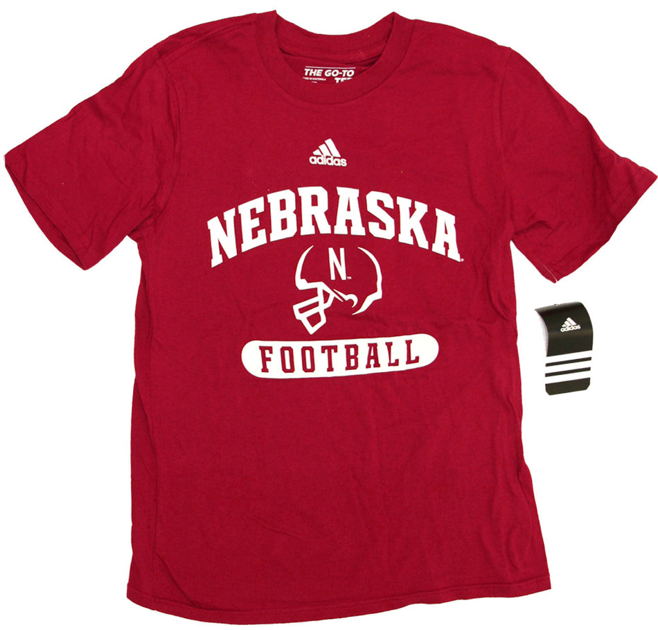 Adidas Youth Husker Football Tee