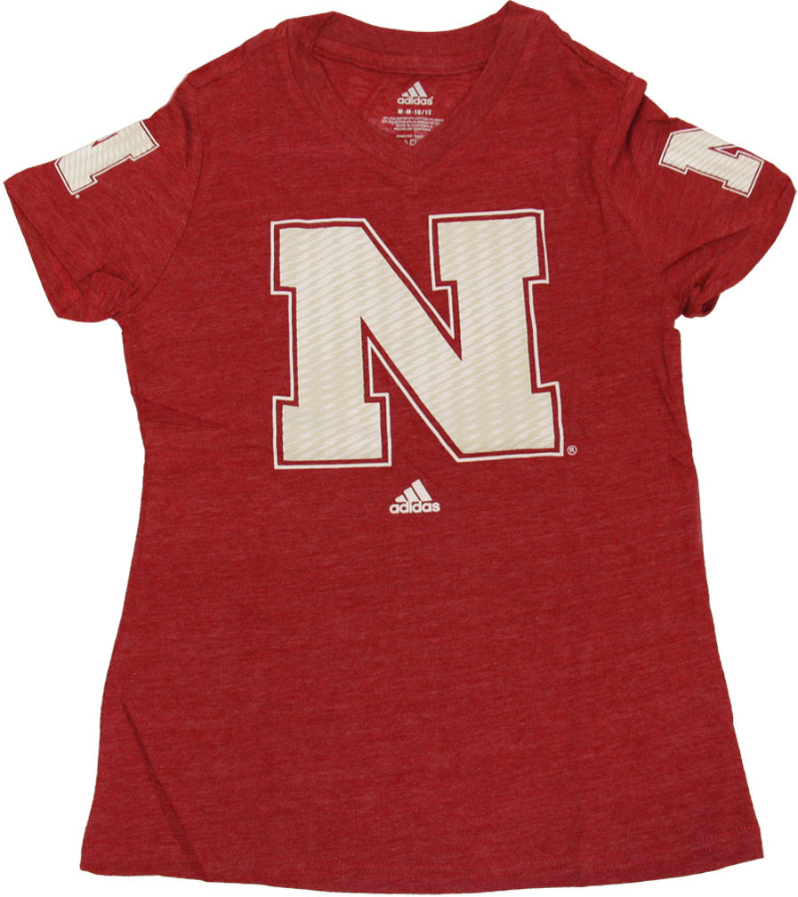 Adidas Huskers Girl's Team Tee