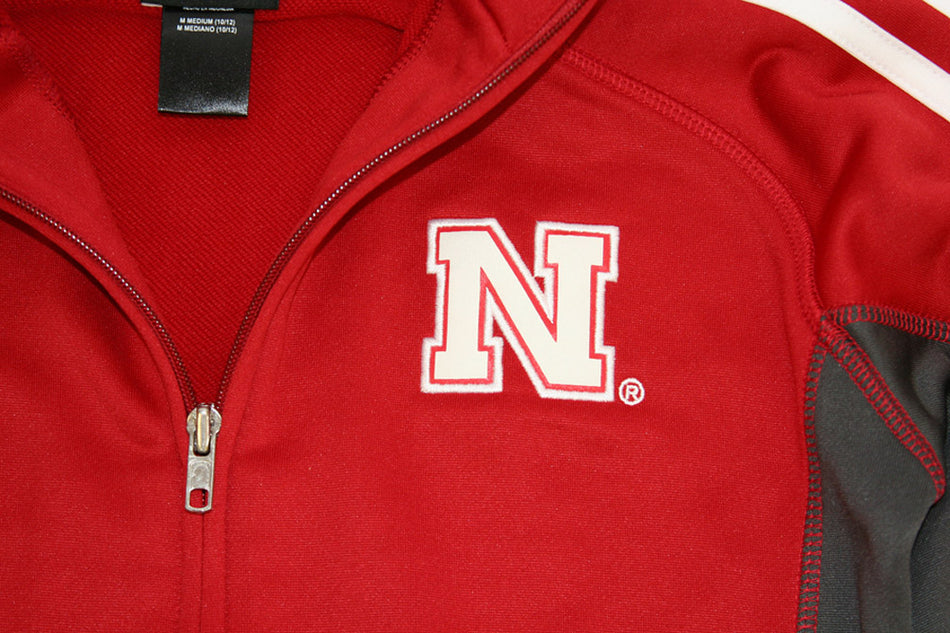 Adidas Huskers Youth Full Zip Jacket