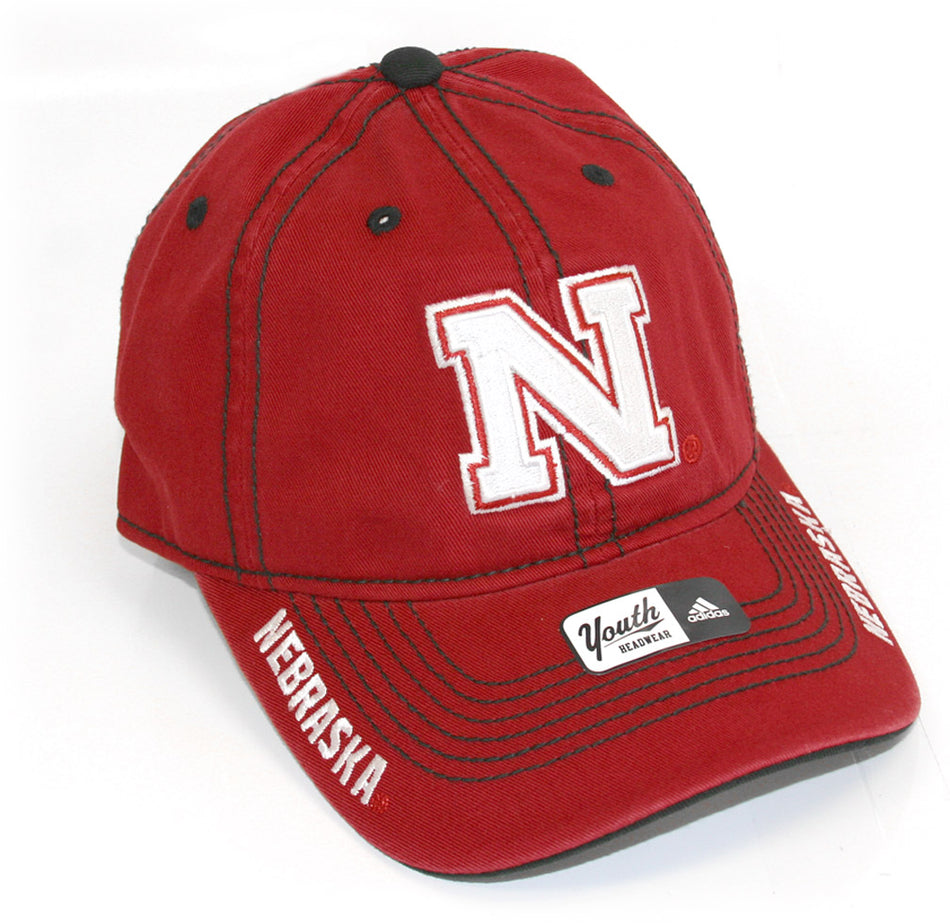 Adidas Youth Red "Coach" Slouch Adjustable Hat