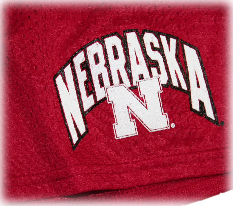 Youth Russell Red Mesh Shorts