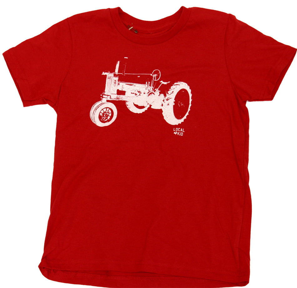 Youth Nebraska Red Tractor Tee
