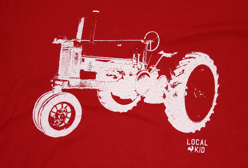 Youth Nebraska Red Tractor Tee