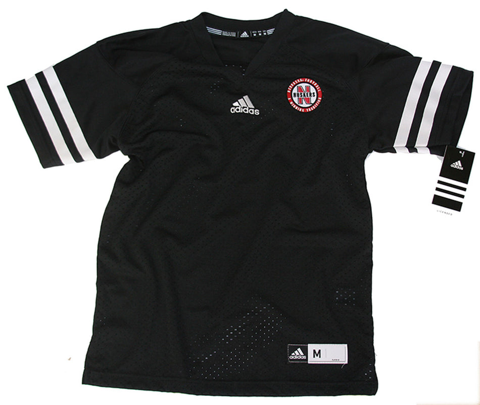 Youth Adidas Black Customized Jersey