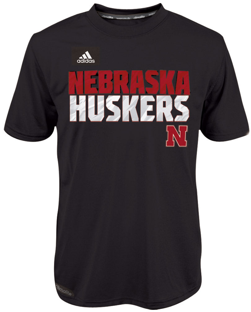 Adidas Nebraska Huskers Sideline Shock Energy Tee
