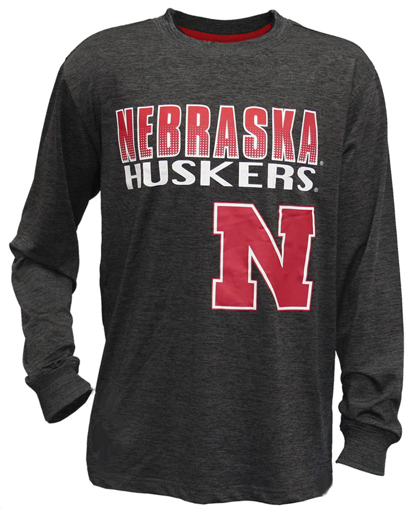 Youth Nebraska Huskers Cornerback Long Sleeve Tee
