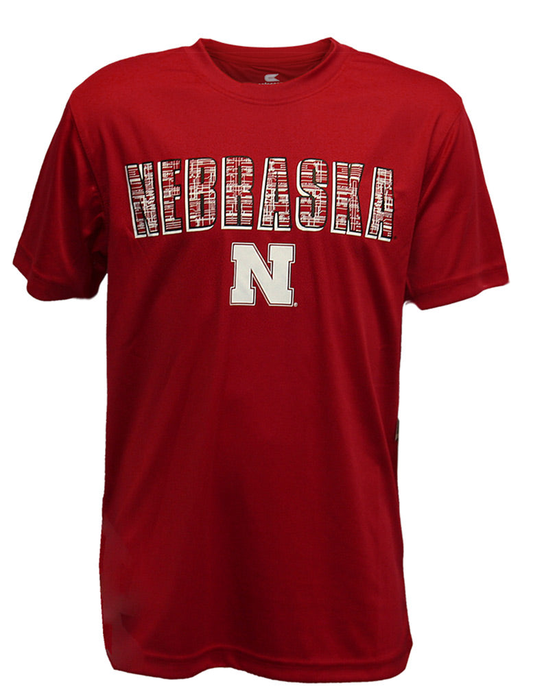 Youth Go Huskers Circuit Board Tee