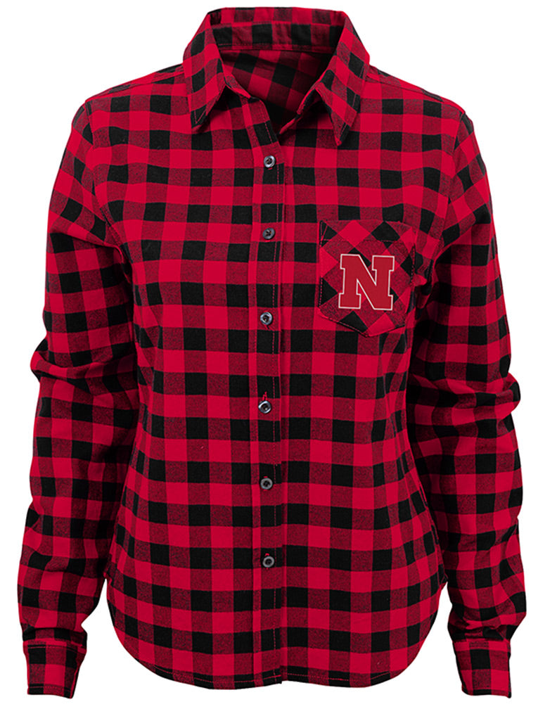 Adidas Youth Husker Buffalo Plaid Flannel