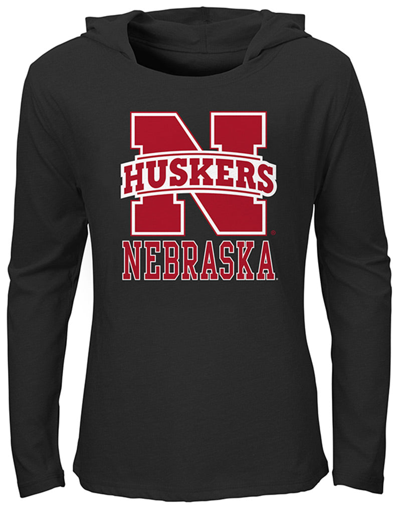 Adidas Youth Gals Nebraska Huskers Campus Shirt