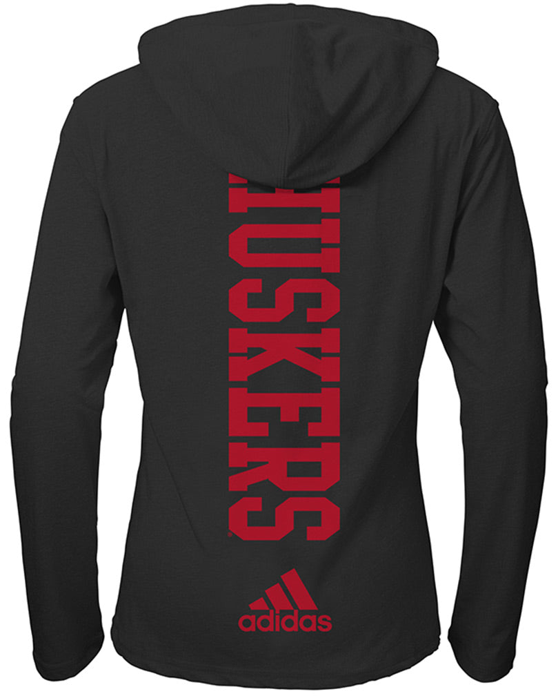 Adidas Youth Gals Nebraska Huskers Campus Shirt