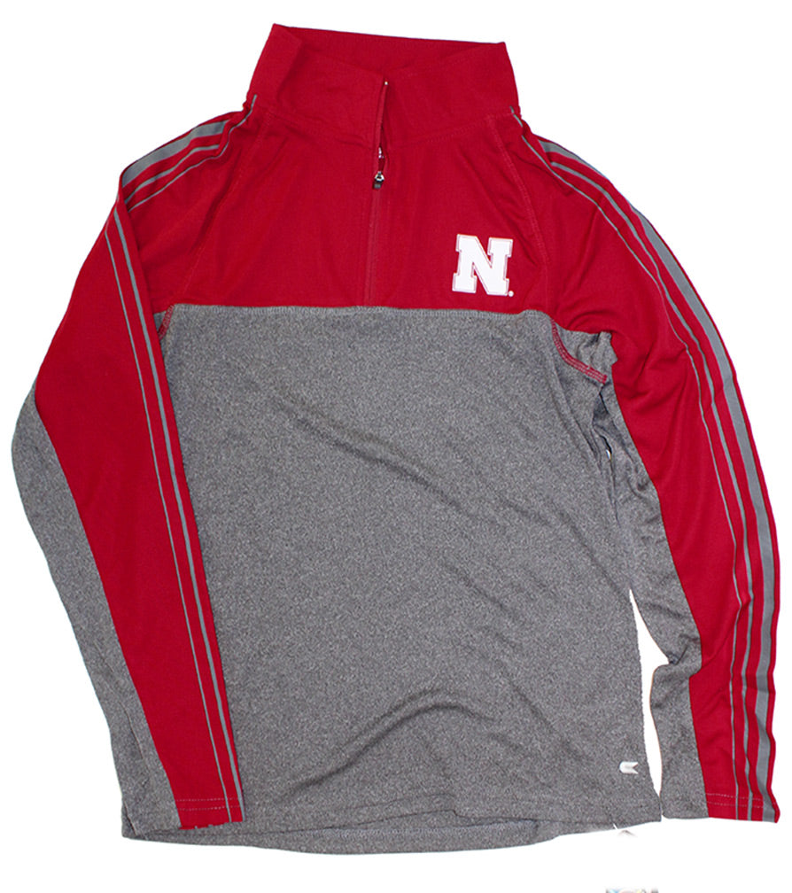 Nebraska Youth Quarter Zip Jacket