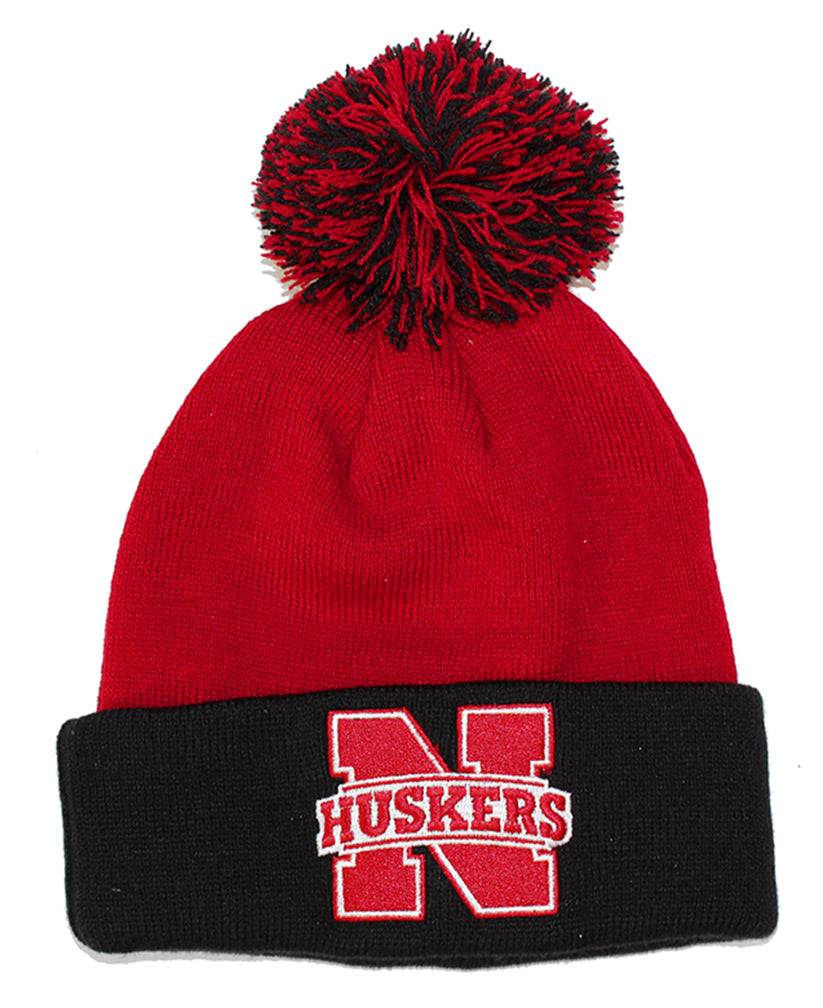 Nebraksa Youth Pom Knit