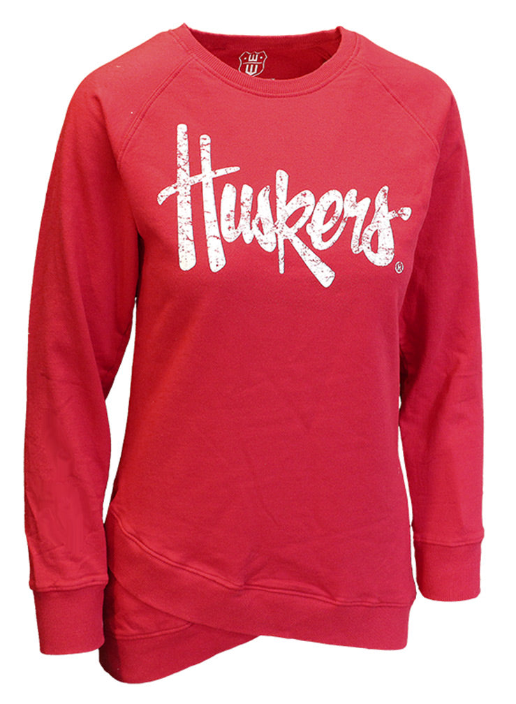 Youth Girls Huskers Crossover Top