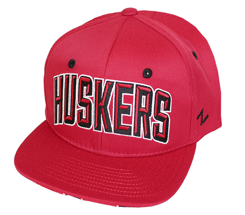 Nebraska Youth Villian Flat Brim Zep Hat