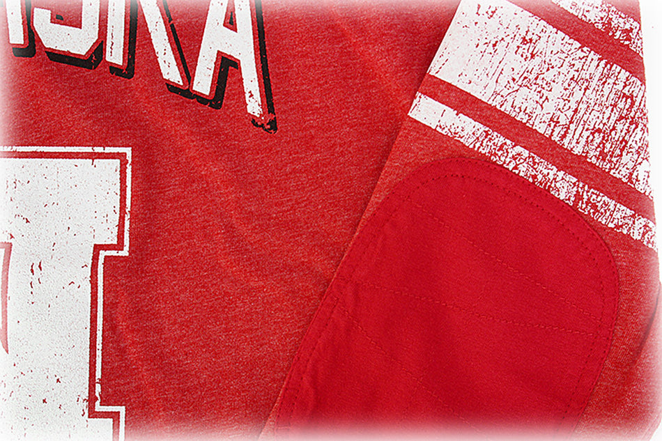 Nebraska Youth Jersey Stripe Sleeve Tee