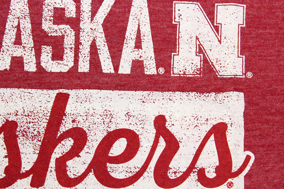 Adidas Girls Vneck Stack Huskers Bar Tee