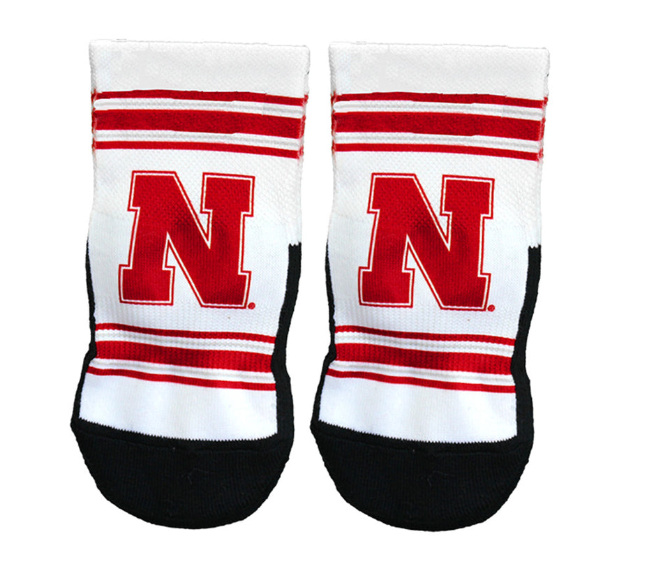 Youth White Classic Stripe N Rockem Socks
