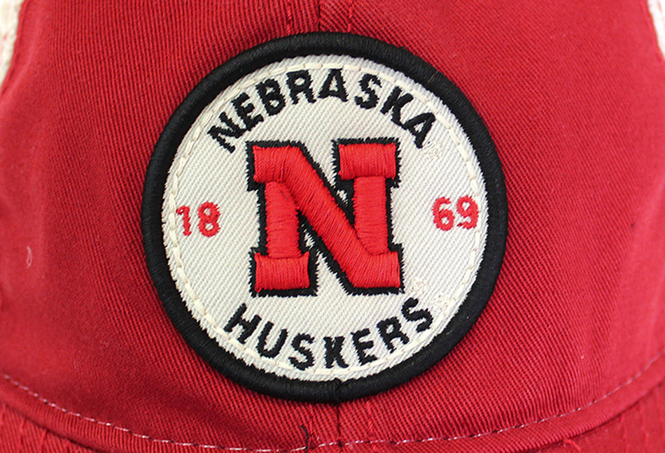 Youth Nebraska Cornhuskers Circle Patch Hat