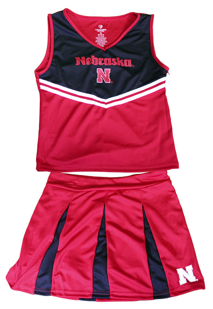 Nebraska Youth Girls Pom Pom Cheer Set
