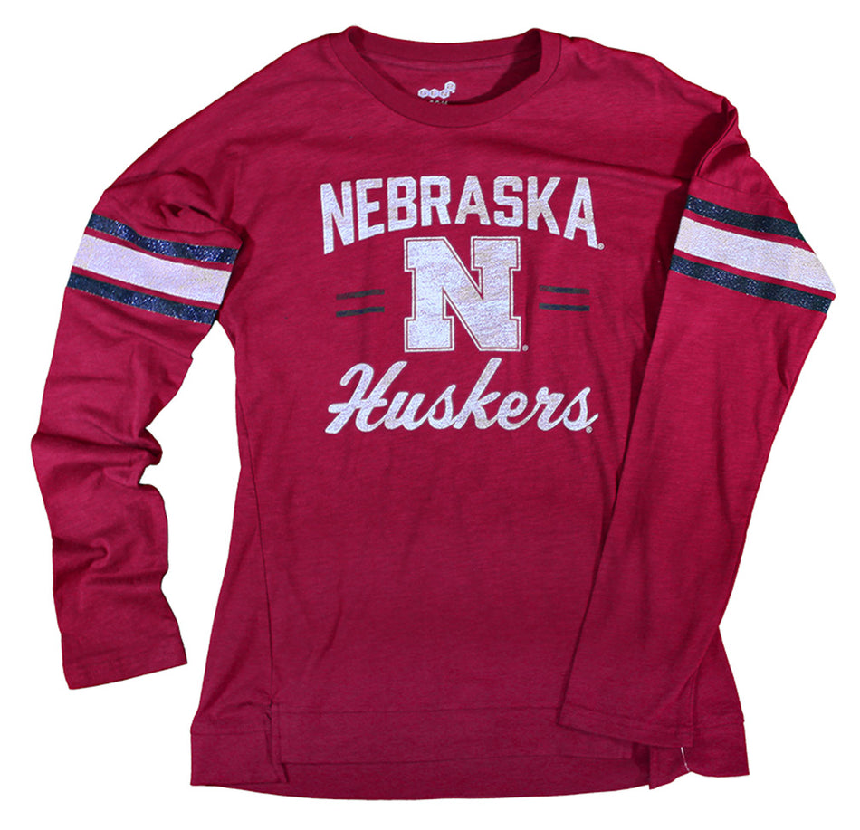 Nebraska Youth Gals Team Captain Glitter Slub