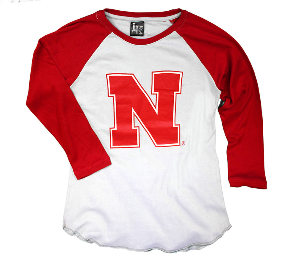 Youth Nebraska N Baseball Tee