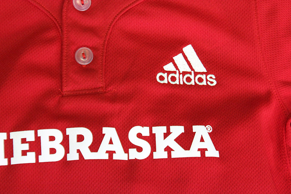 Adidas Youth Cornhuskers Baseball Jersey