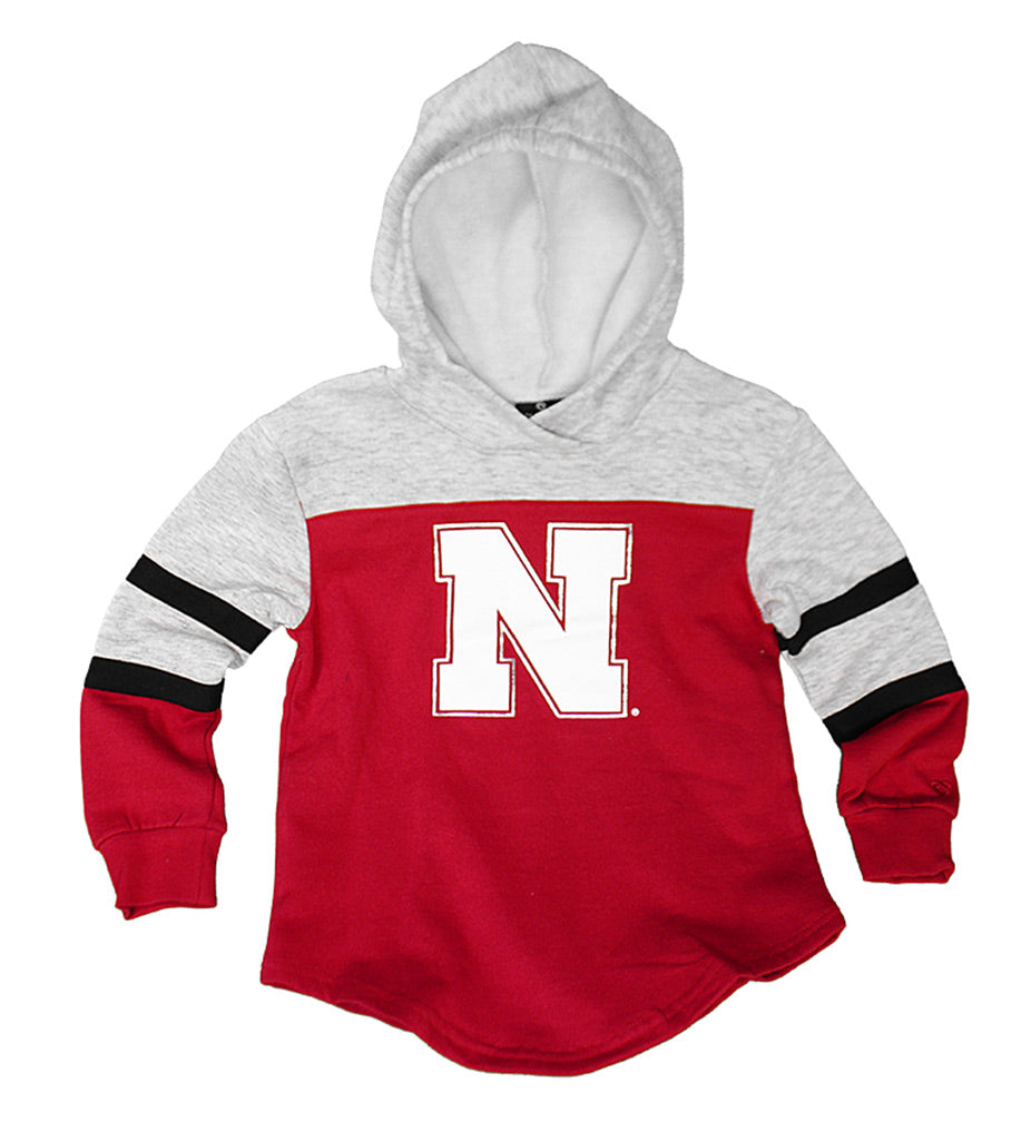 Youth Girls Nebraska Pepe Fleece Hoodie