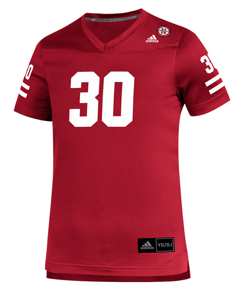 Adidas Nebraska Youth 30 Replica Jersey