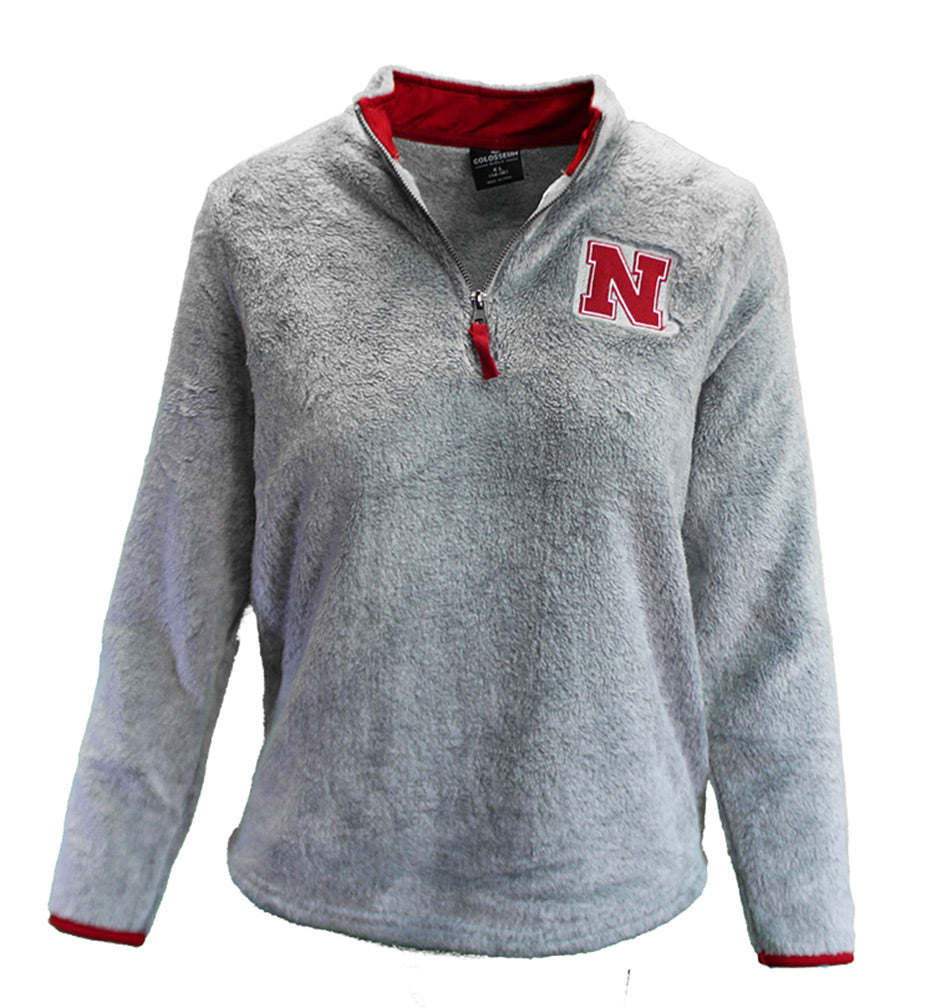 Youth Girls Nebraska Puffer Fish Half Zip