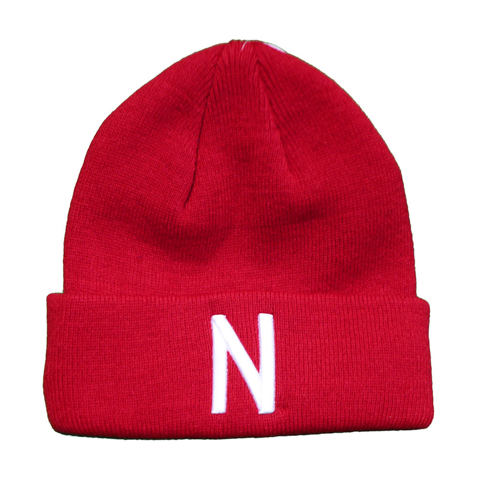 Youth Iron N Huskers Cuffed Knit Beanie