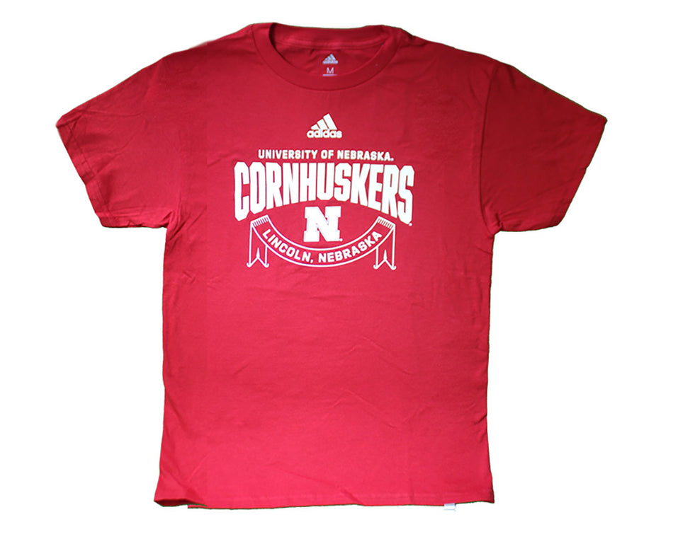 Adidas Youth Cornhusker Banner Tee