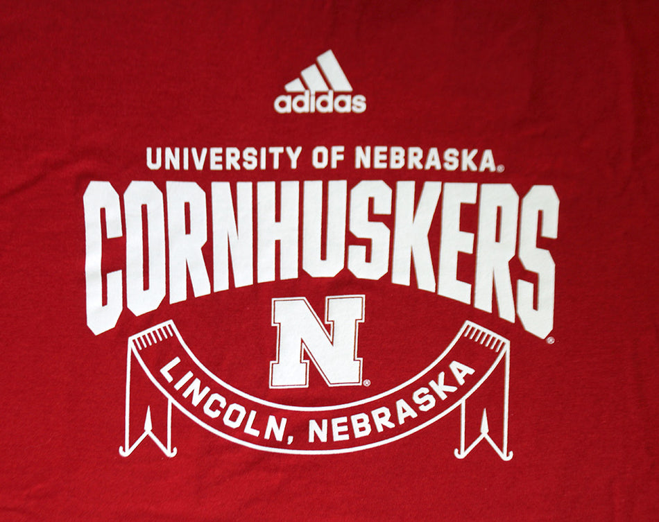 Adidas Youth Cornhusker Banner Tee