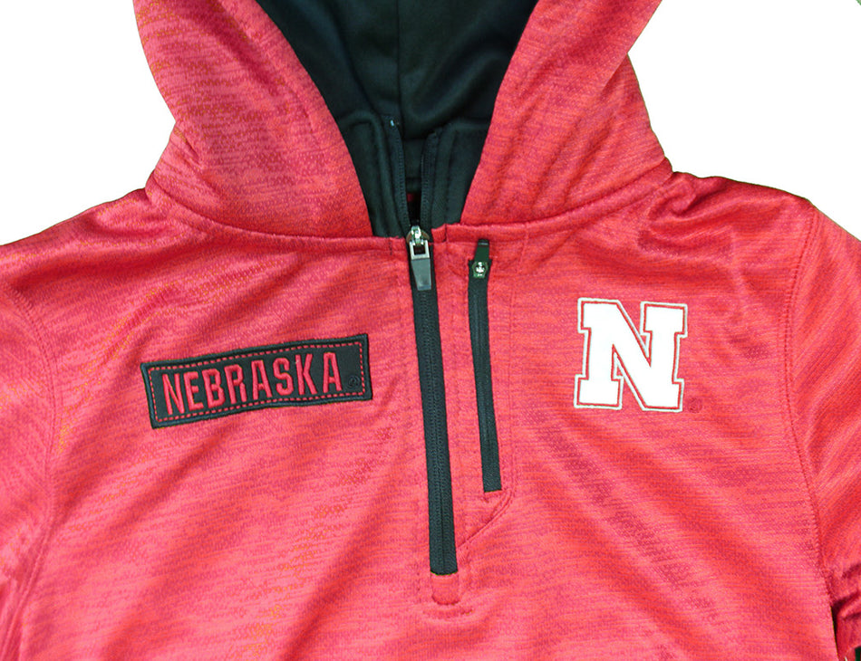 Youth Boys Nebraska Banks 1/4 Zip Hoodie