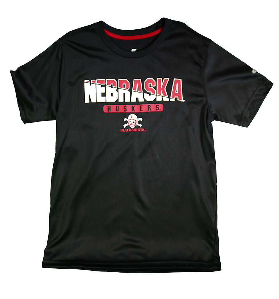 Youth Nebraska Blackshirts Front Back Tee