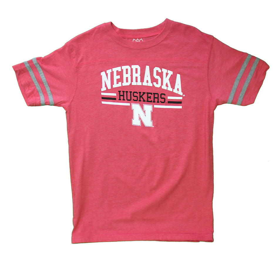 Youth Boys Nebraska Backfield Tri Blend Tee