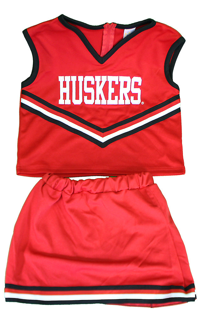 Youth Girls Nebraska 2 Piece Cheer Set