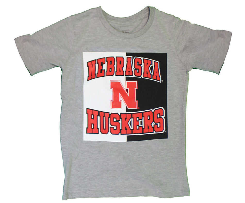 Youth Boys Nebraska Huskers Day N Night Tee