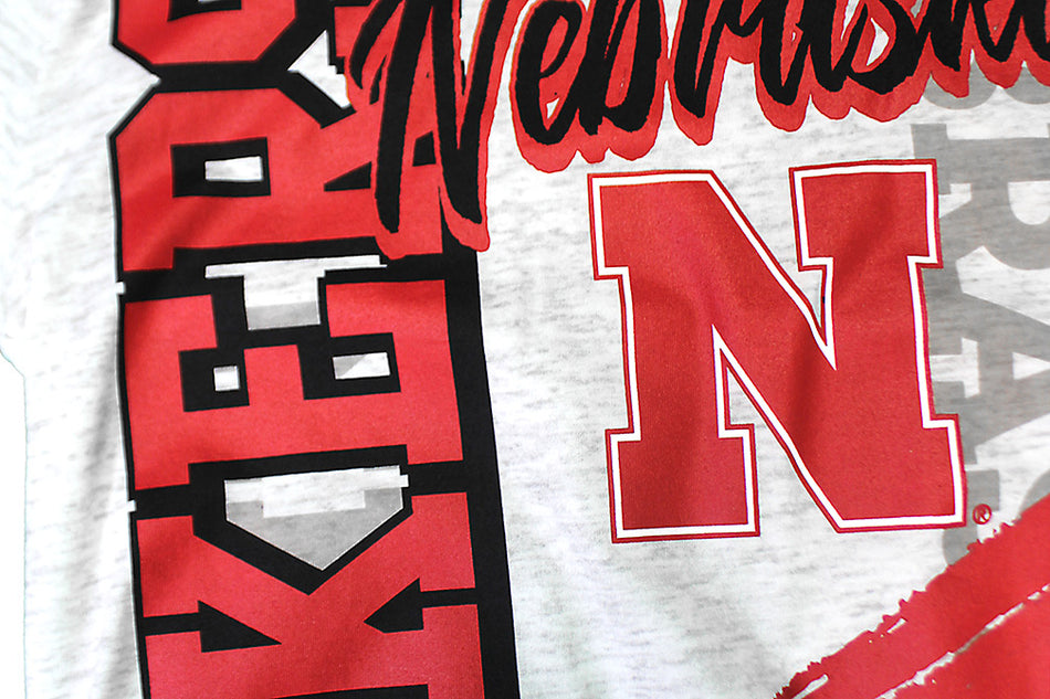 Youth Boys Nebraska Game Day Vibes LS Jersey Tee
