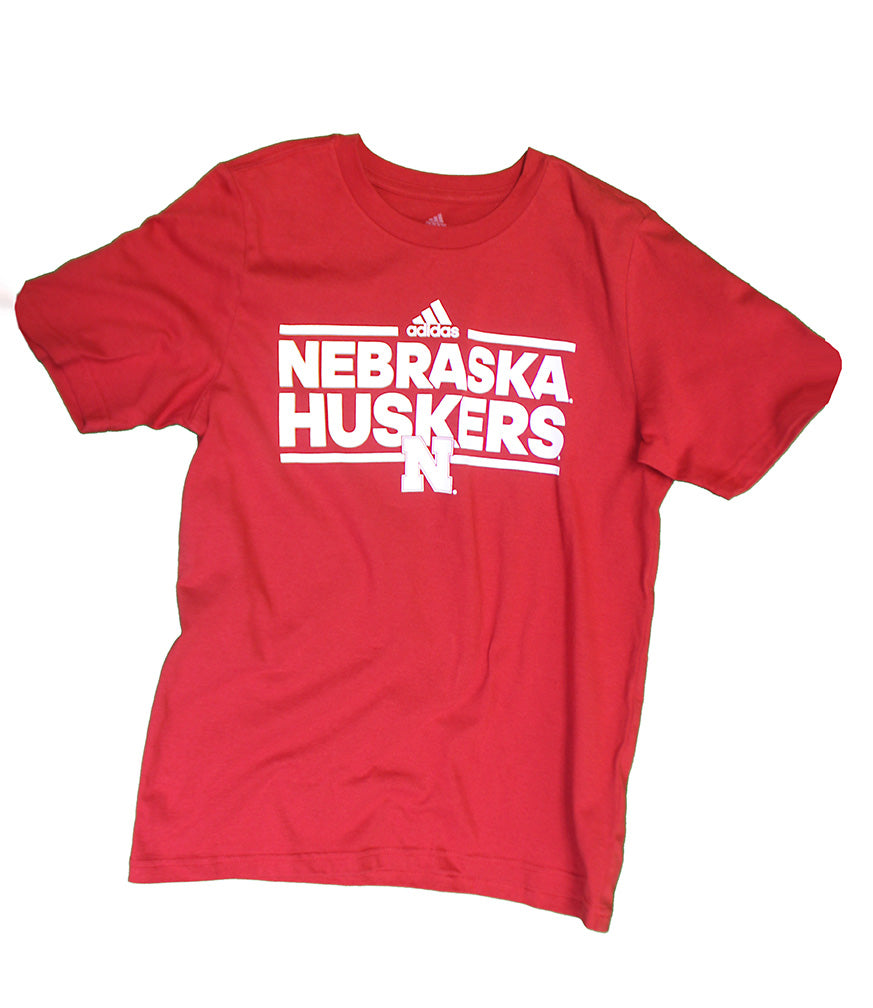 Adidas Youth Nebraska Huskers Pregame Tee