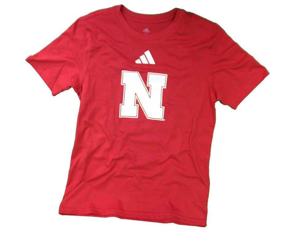 Adidas Youth Nebraska Locker Fresh Tee