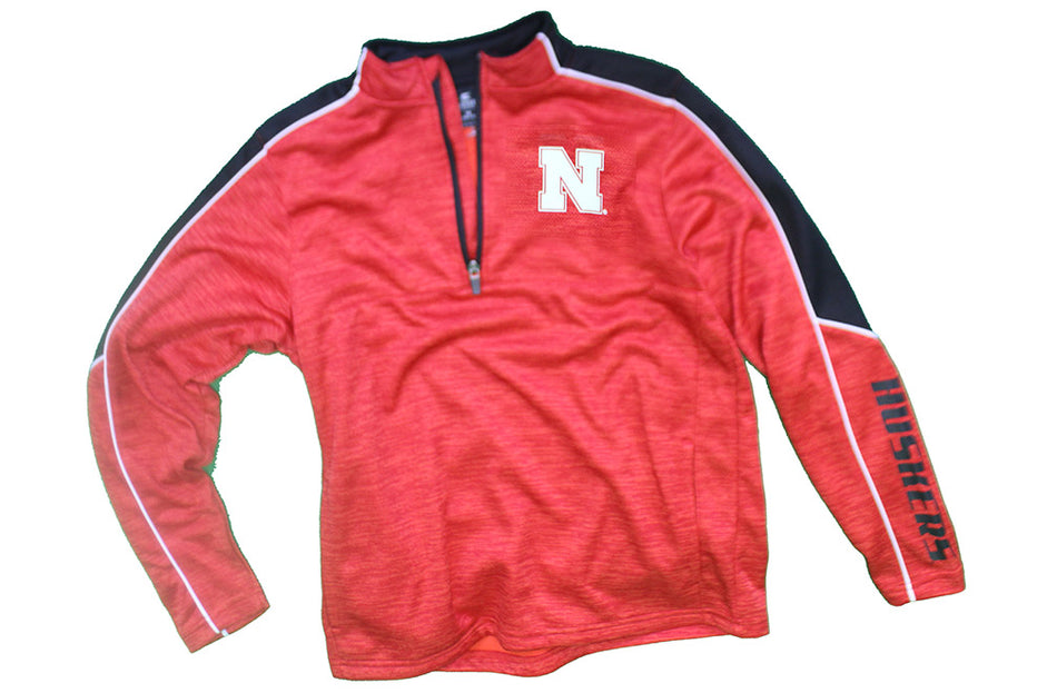 Youth Boys Nebraska Huskers Colosseum Quarter Zip