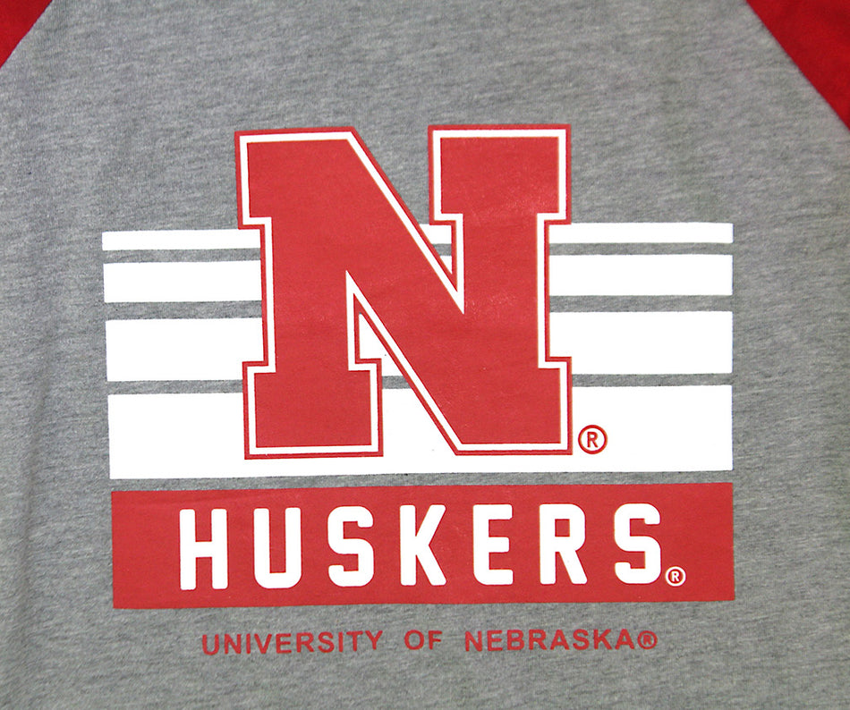 Youth Boys Nebraska Bleachers Raglan Tee