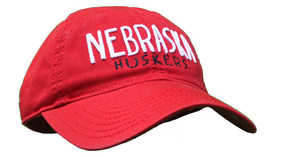 Youth Nebraska Huskers Adjustable Strapback