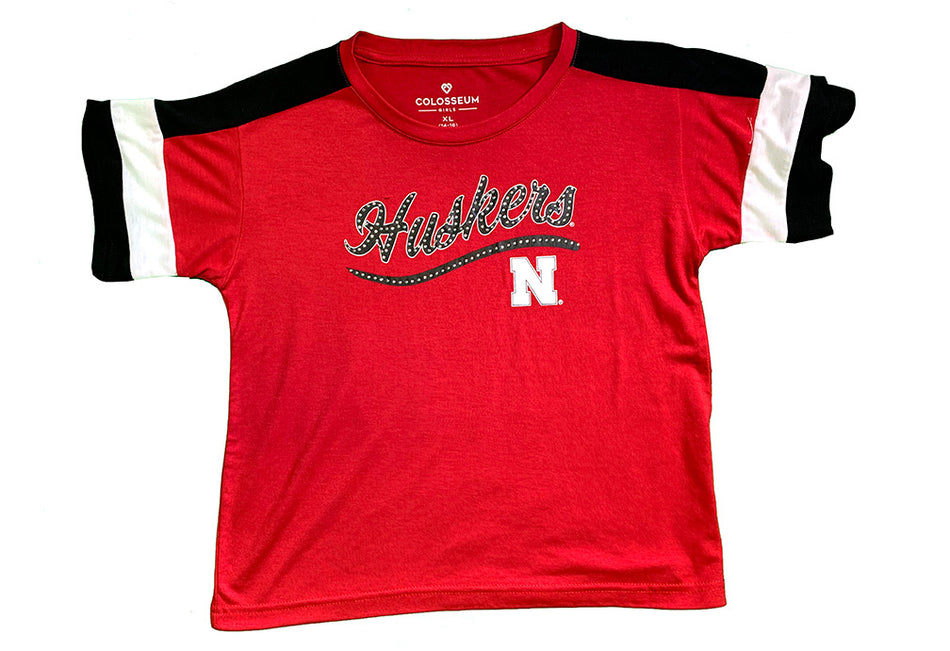 Youth Girls Nebraska Diamonds Tee
