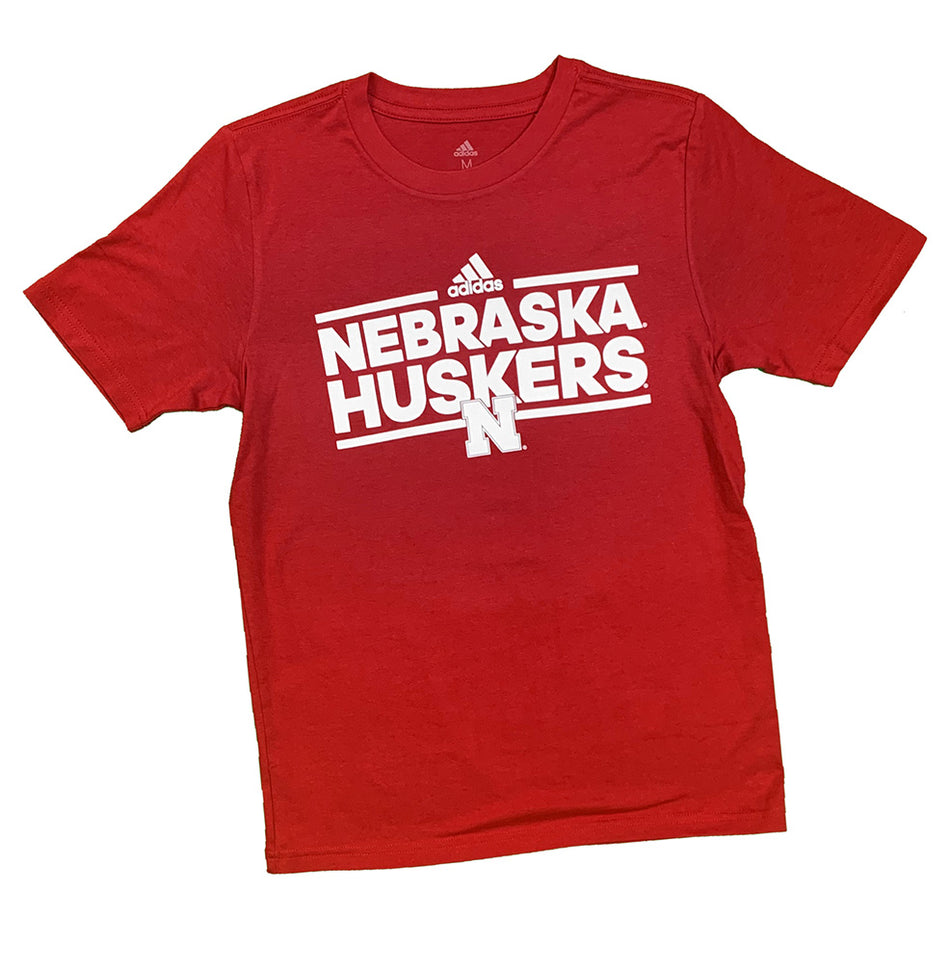Adidas 2024 Youth Nebraska Huskers Fresh Tee