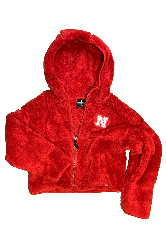 Youth Girls Sherpa Nebraska Maggie Jacket