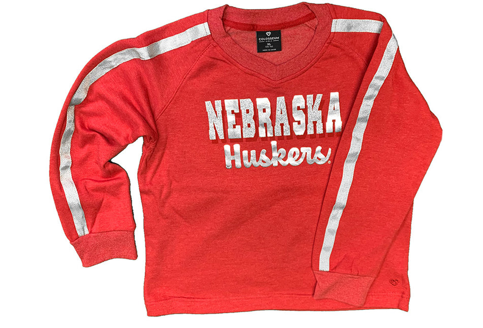 Youth Girls Nebraska Huskers Treasure Fleece