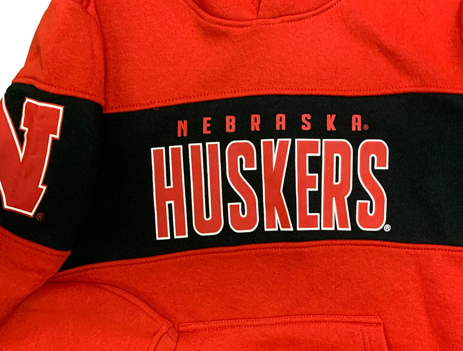 Youth Nebraska Prime Fleece Pullover Hoodie