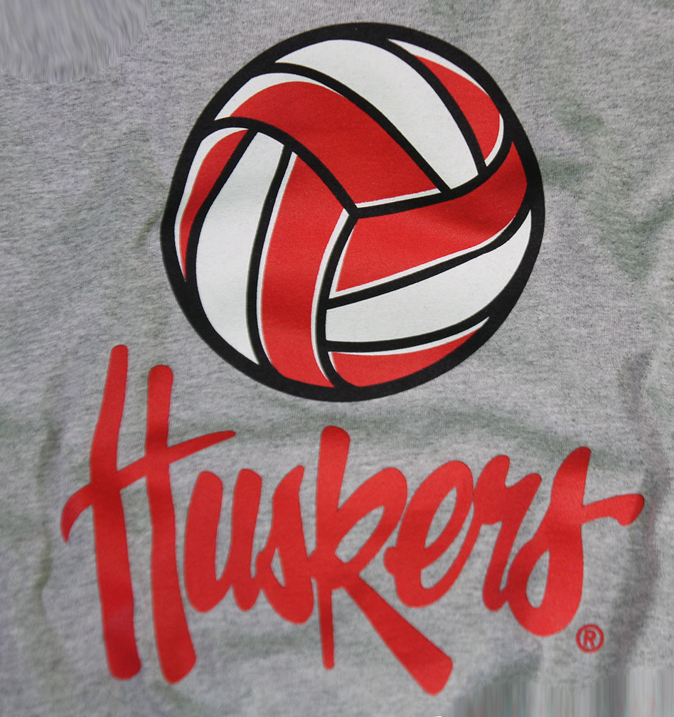 Youth Huskers Nebraska Volleyball Tee